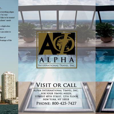 Alpha Internation Brochure Outside